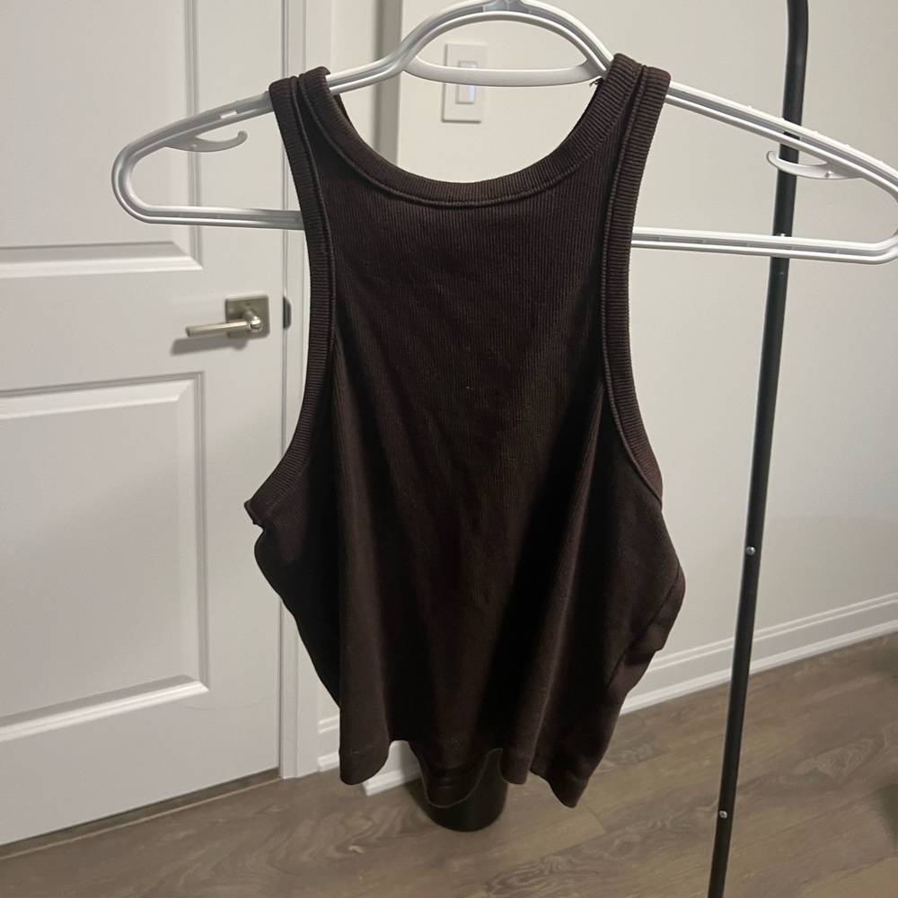 H&M divided brown tank top Size M